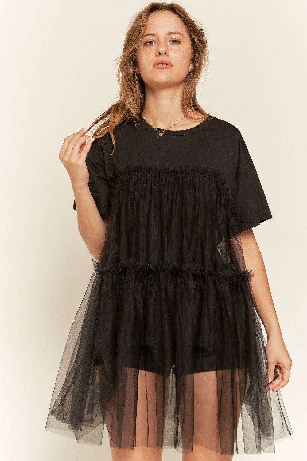 Betty's Mesh Tulle T Shirt