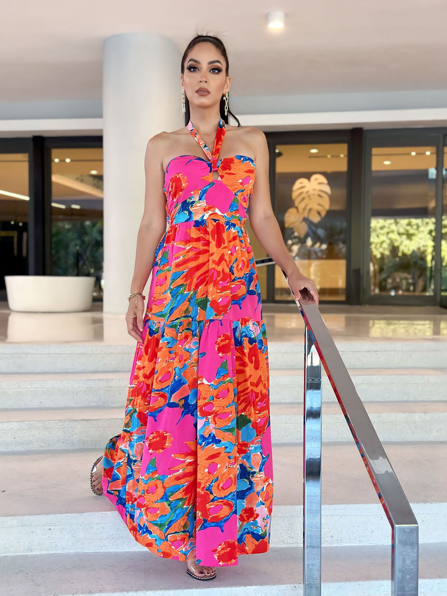 Tropical  Maxi Dress