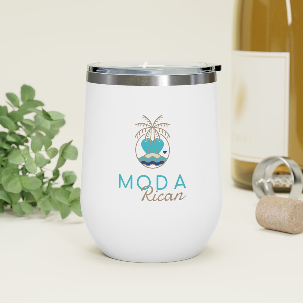 12oz Insulated Wine Tumbler by Moda Rican