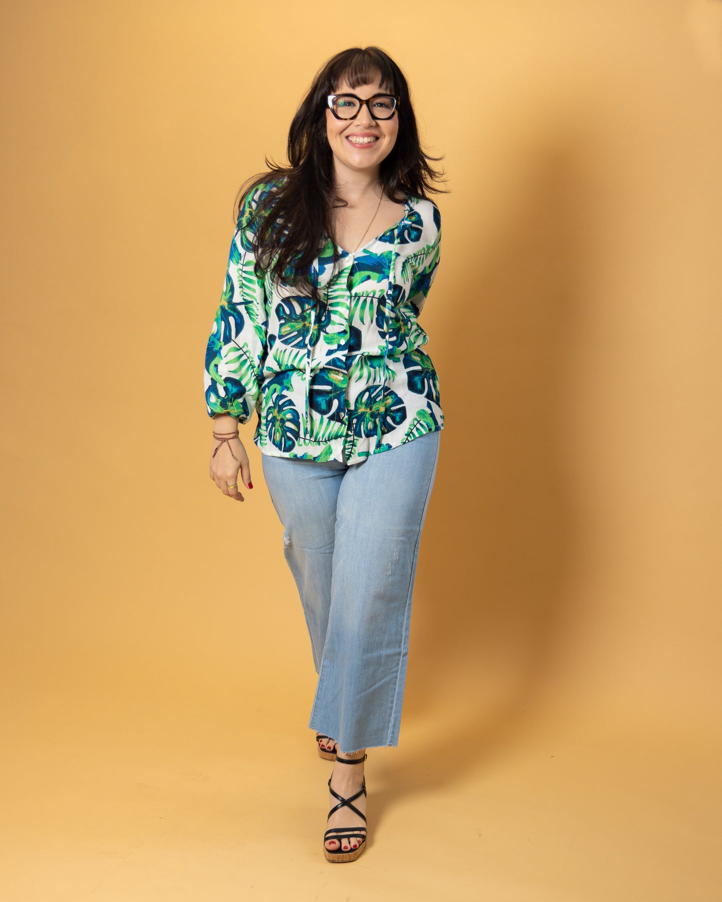 Karol's Leaves Blouse