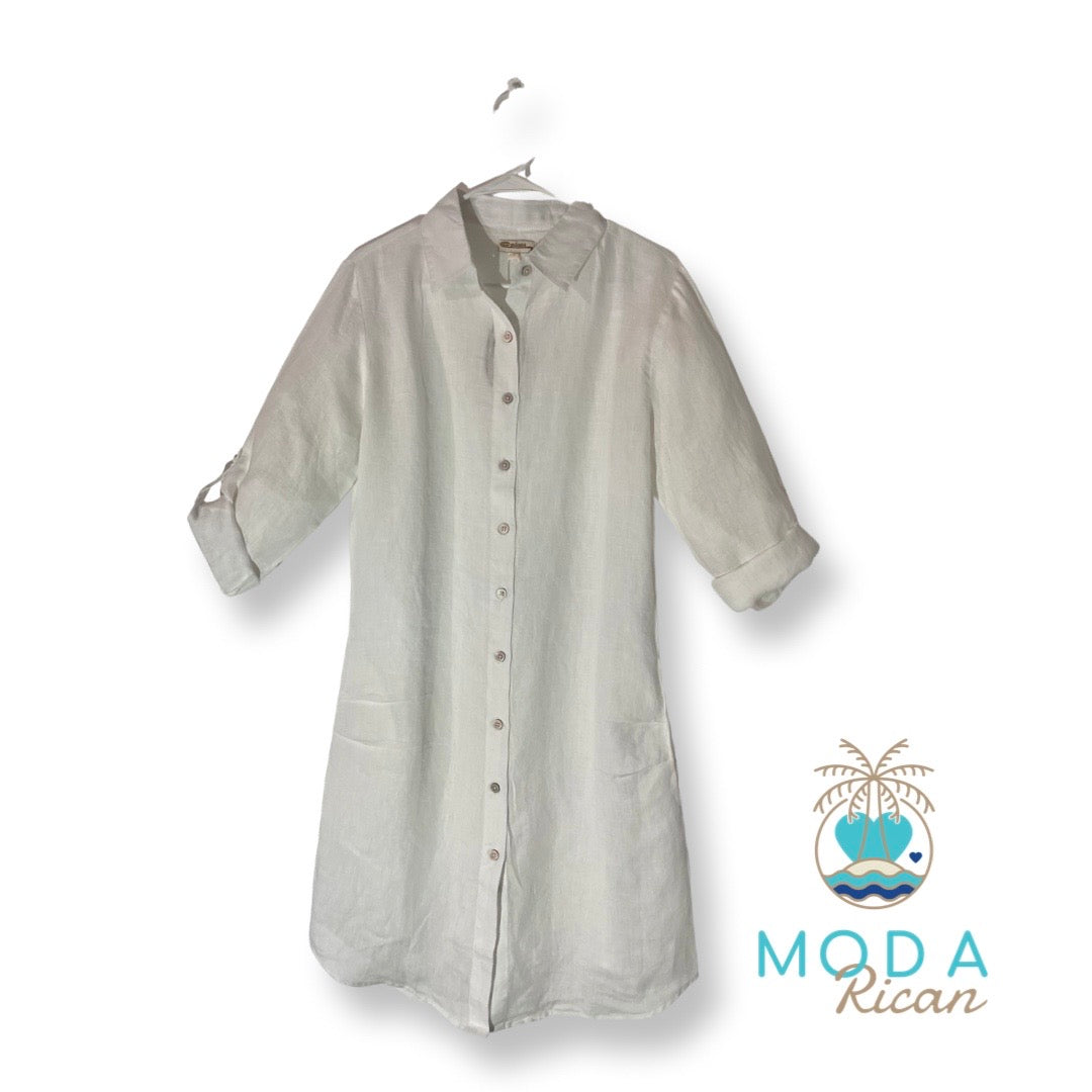 Mara's Linen Dress