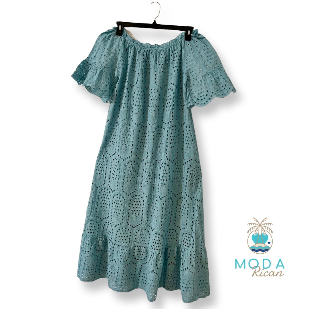 Anastasia's Eyelet Maxi Dress