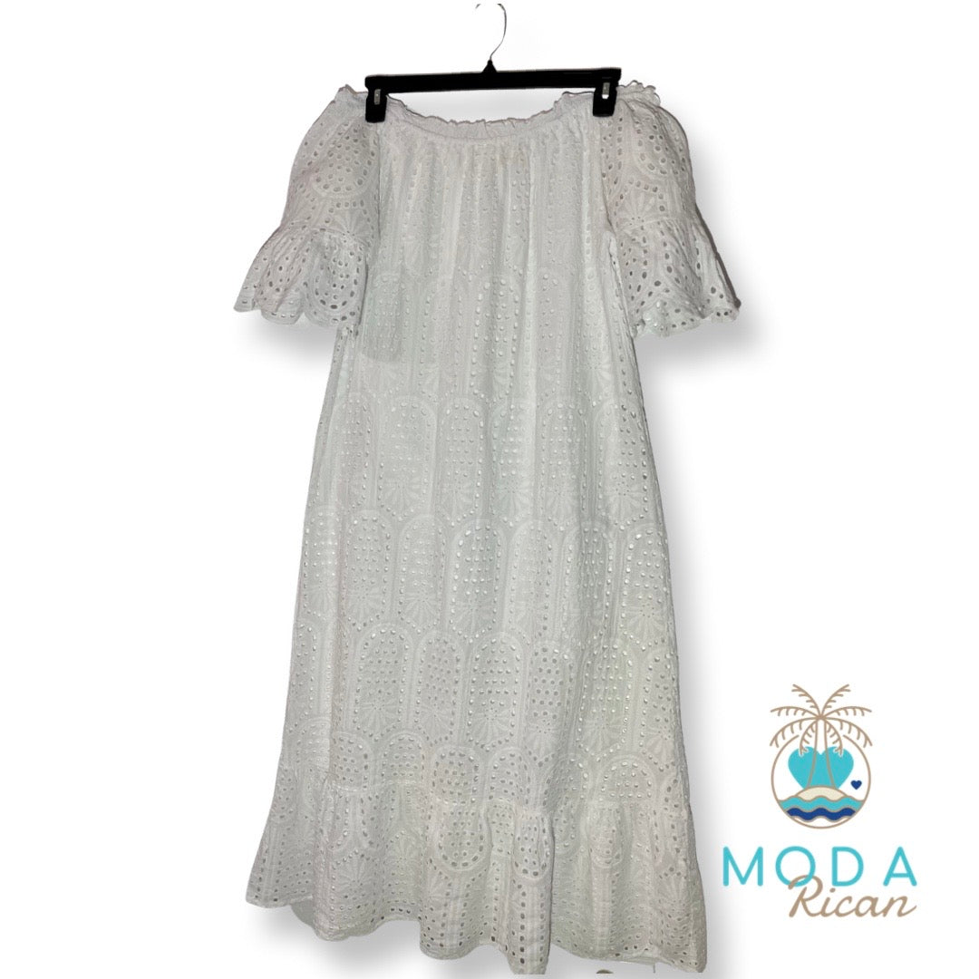 Anastasia's Eyelet Maxi Dress