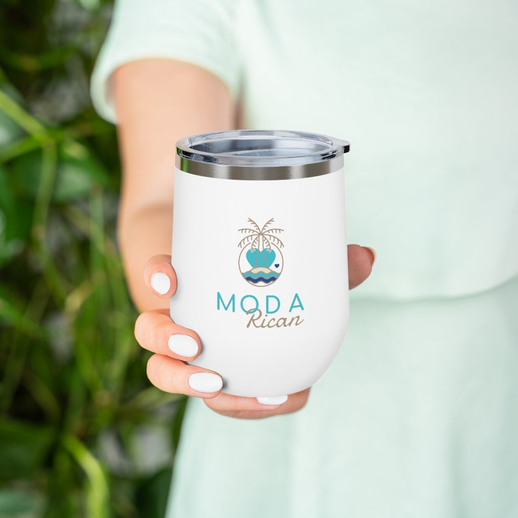 12oz Insulated Wine Tumbler by Moda Rican