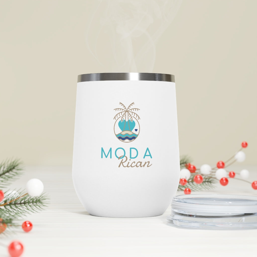 12oz Insulated Wine Tumbler by Moda Rican