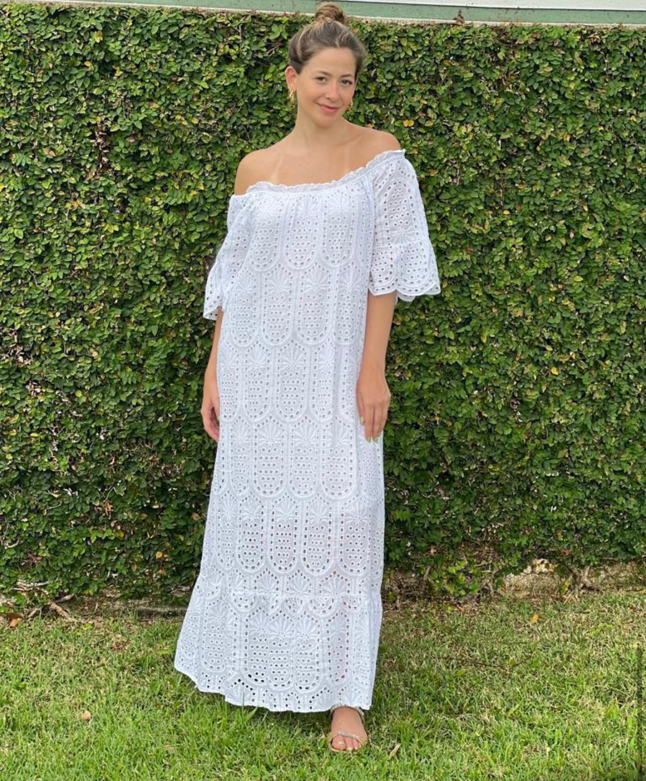 Anastasia's Eyelet Maxi Dress