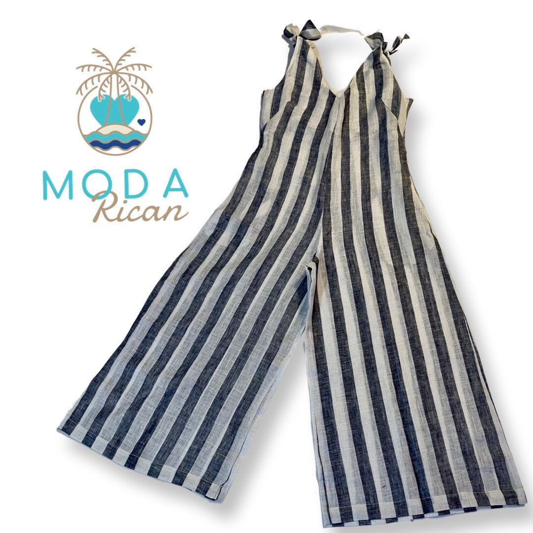 Monaco's Linen Romper